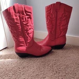 Red Cowboy boots